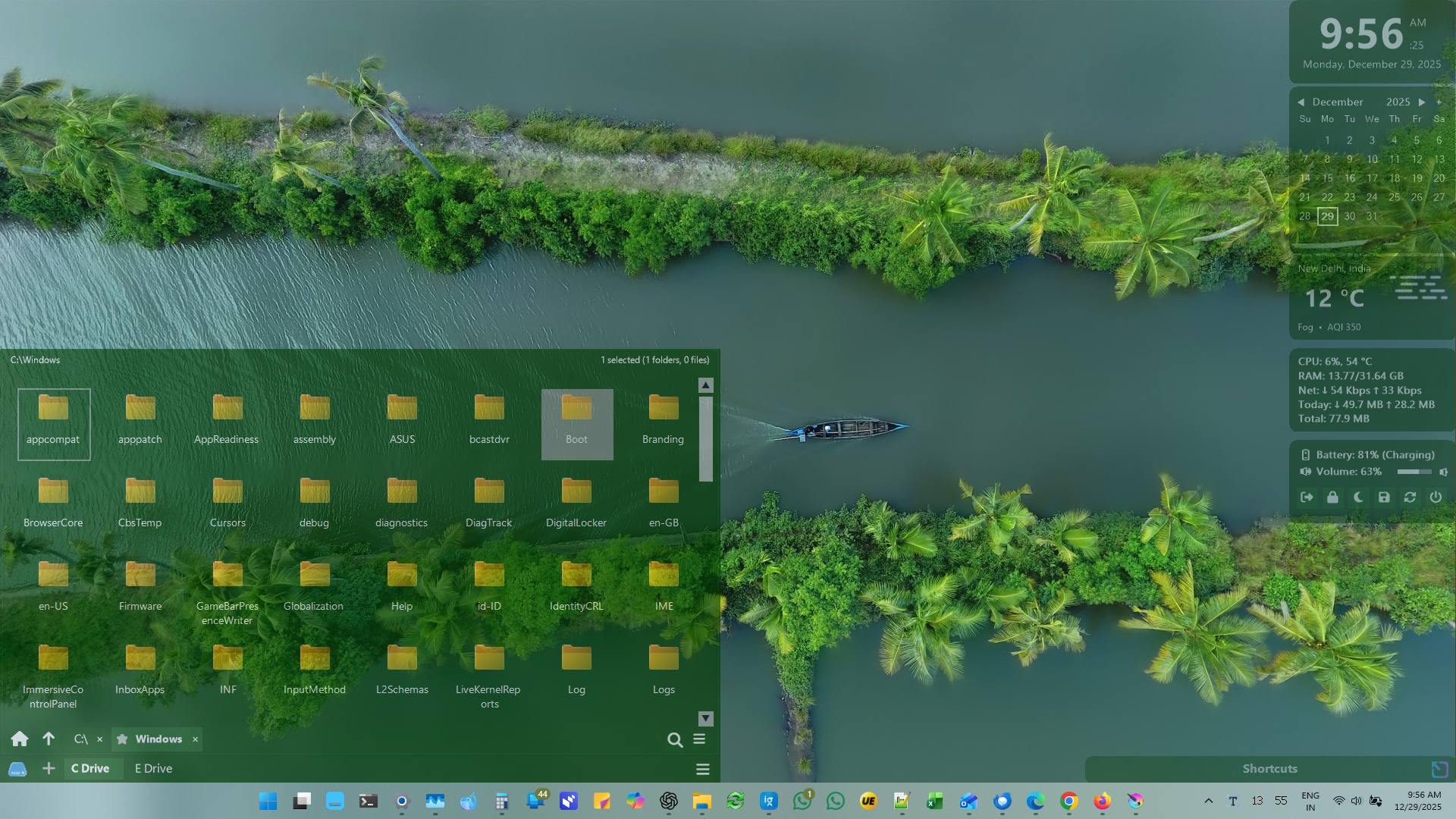 Widgets for Windows Desktop